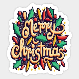 Merry Christmas Sticker